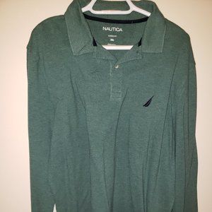 Nautica Men's Long Sleeve Polo - XXL